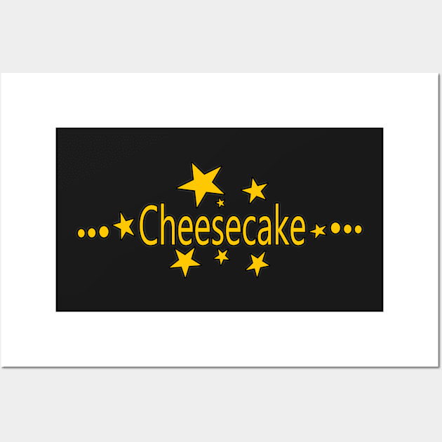 Lemon Cheesecake Sticker Wall Art by innerspectrum